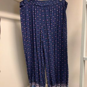 Navy Blue Palazzo Pants Size XL